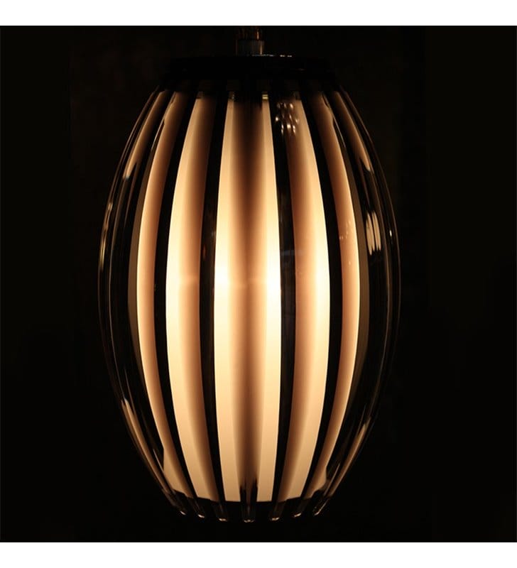 Lampa wisząca Elba brązowa nowoczesna