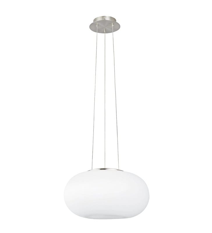 Lampa wisząca Optica 35cm klosz szklany matowy opal do salonu sypialni jadalni kuchni 2 żarówki