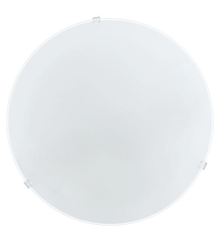 Plafon Mars 245 biały okrągły szklany gładki - DOSTĘPNY OD RĘKI