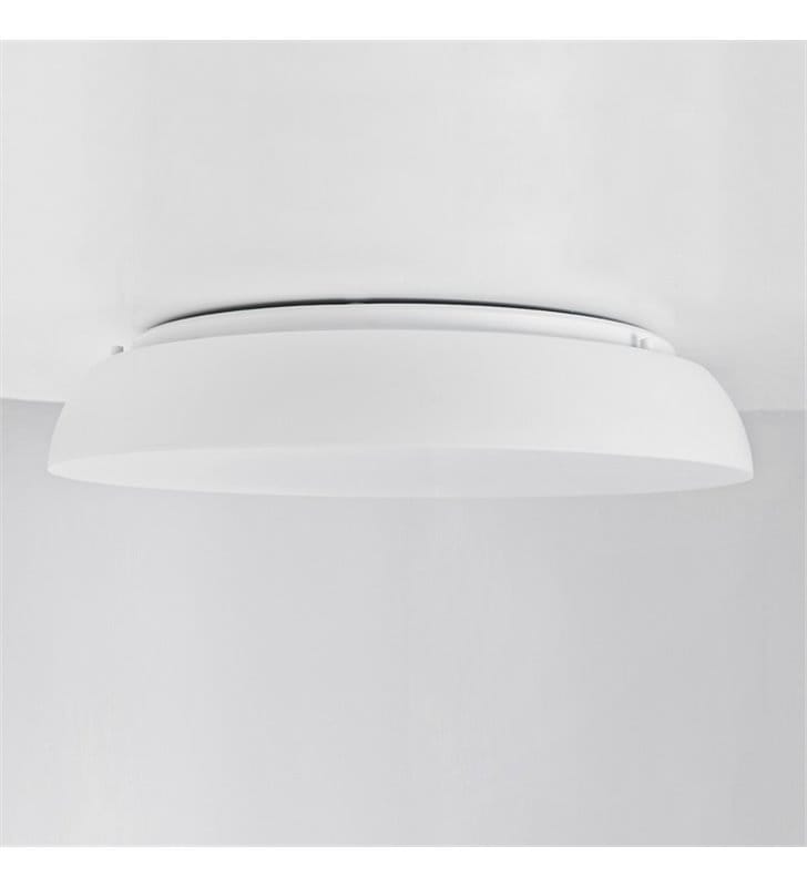 Plafon Biscotto 770 duży biały akrylowy okrągły do sypialni salonu przedpokoju korytarza - OD RĘKI