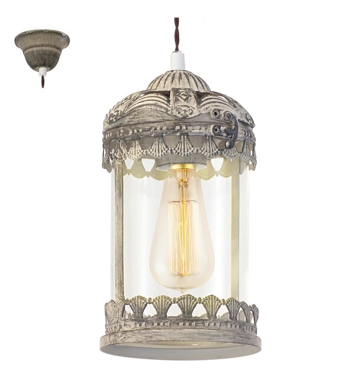 Lampa wisząca Langham pojedyncza w stylu vintage