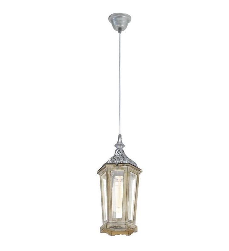 Lampa wisząca w stylu vintage Kinghorn latarenka