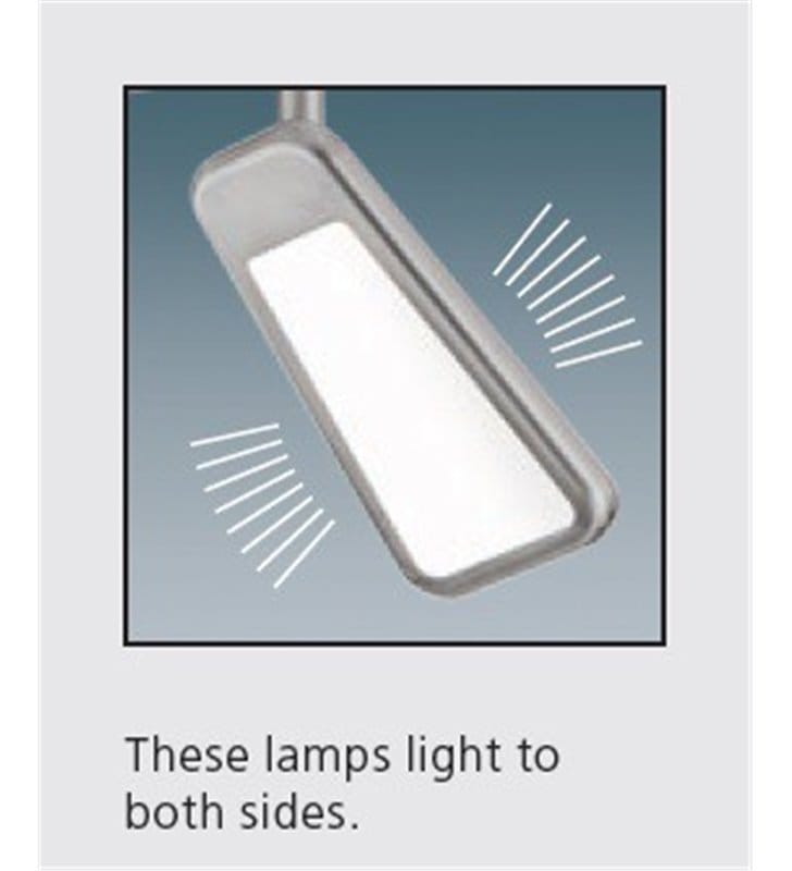 Lampa sufitowa Alcamo LED 4 klosze styl nowoczesny nikiel satynowany