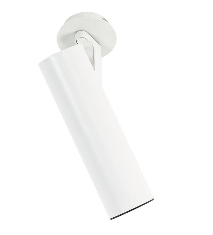 Lampa sufitowa do wbudowania podtynkowa Bocca White LED 18W biała z czarnym wykończeniem ruchoma styl nowoczesny