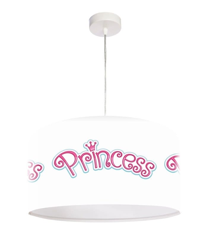 Lampa wisząca Princess dla dziewczynki