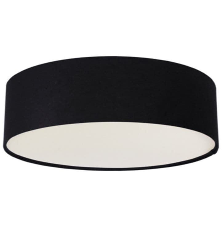Czarny welurowy plafon sufitowy Gloria 40cm