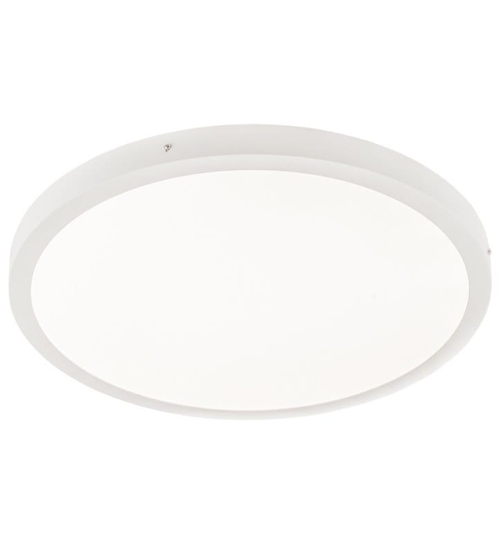 Plafon Glissy Round 600 biały okrągły nowoczesny ciepła barwa światła LED