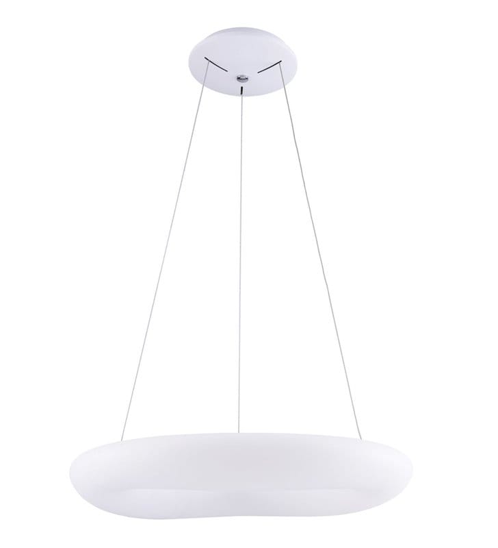 Lampa wisząca Donato biała z tworzywa styl nowoczesny
