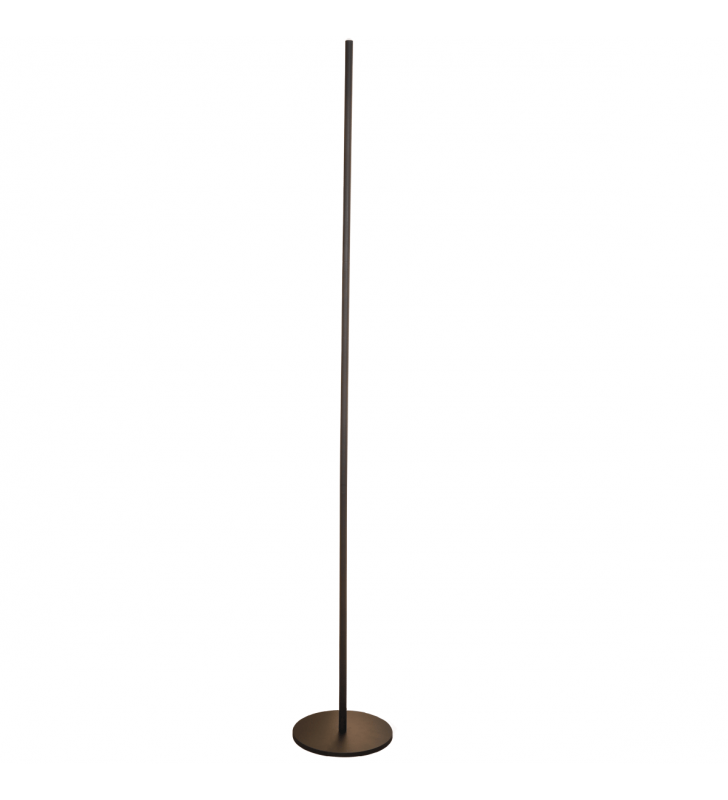 Minimalistyczna czarna lampa podłogowa Teta LED