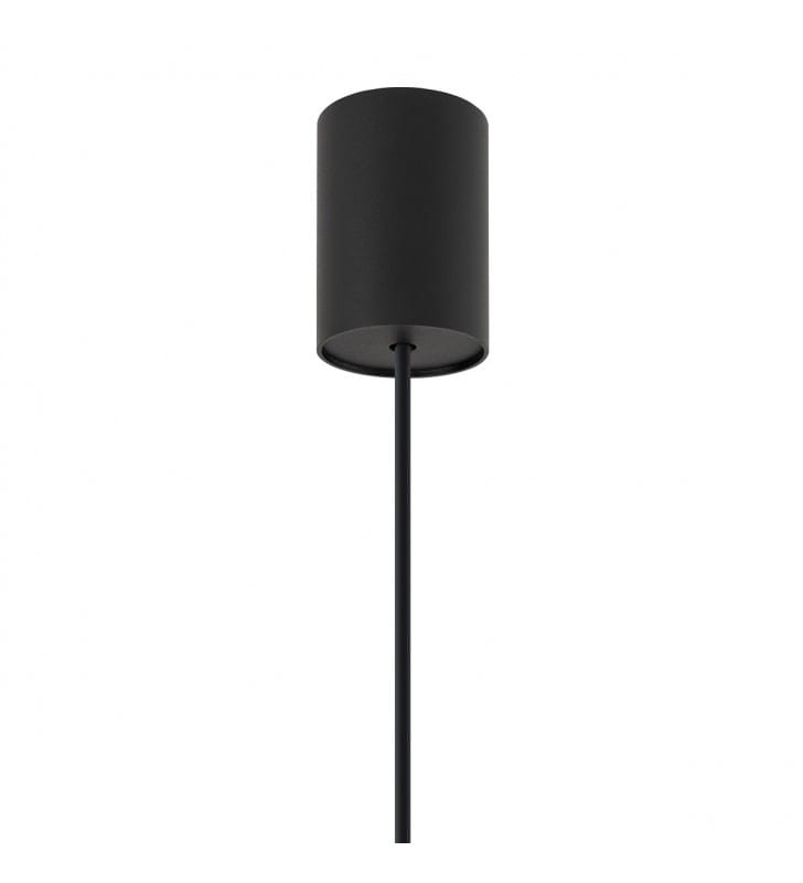 Lampa wisząca Hermanos pojedyncza czarna z metalu 1xGU10 Nowodvorski
