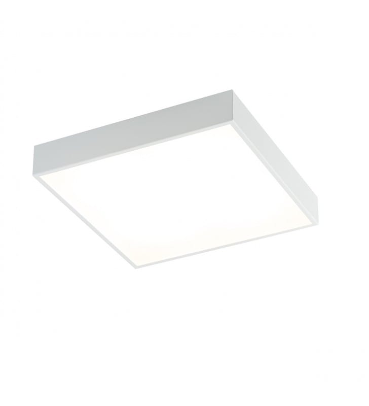 Plafon Quad 30cm kwadratowy biały z metalu do kuchni sypialni salonu 4xGX53